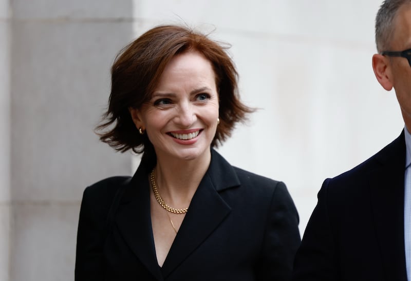 Maria Steen arriving at Dublin City Hall on Monday evening. Photograph: Nick Bradshaw 