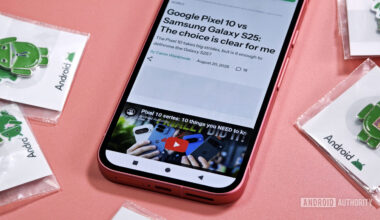Photo of a Pixel phone with flipped navigation bar