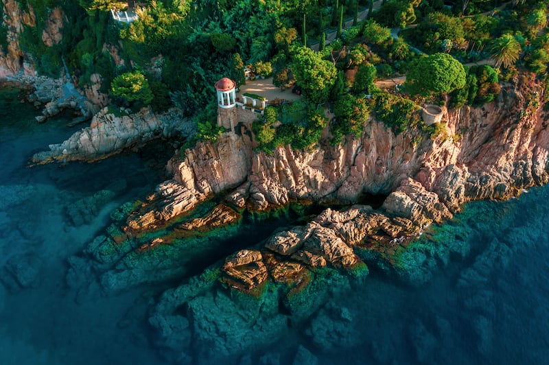The Costa Brava shoreline in the town of Blanes, Catalonia. Photograph: Getty Images
