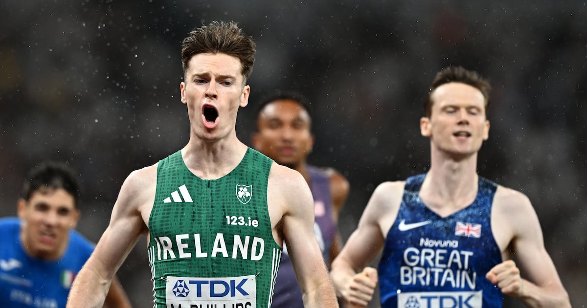 Cian McPhillips qualifies for 800m World Championships final – The Irish Times
