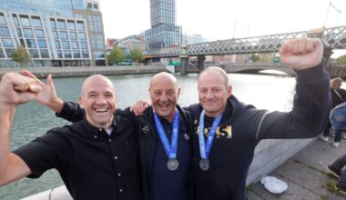 Joy for 71-year-old Derek Wilkes after winning his second Liffey Swim – The Irish Times