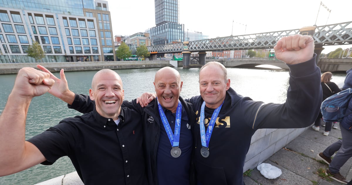Joy for 71-year-old Derek Wilkes after winning his second Liffey Swim – The Irish Times