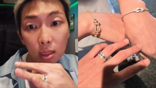 BTS leader RM talked about his diamond ring, a gift from Jin.