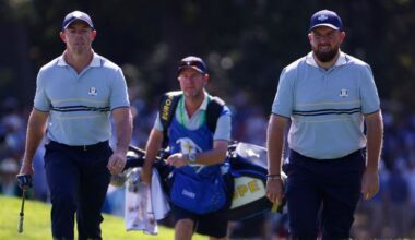 Ryder Cup day one: Rory McIlroy and Shane Lowry help Europe hold off US fightback in fourballs