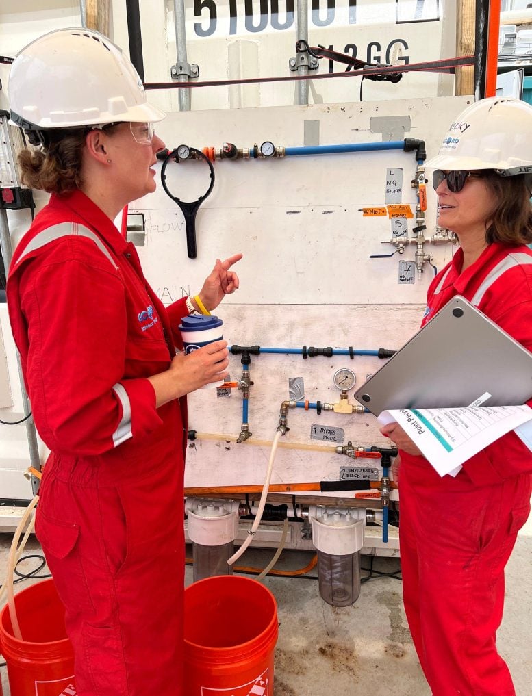 Rachel Bell and Rebecca Robinson Discuss Groundwater Sampling