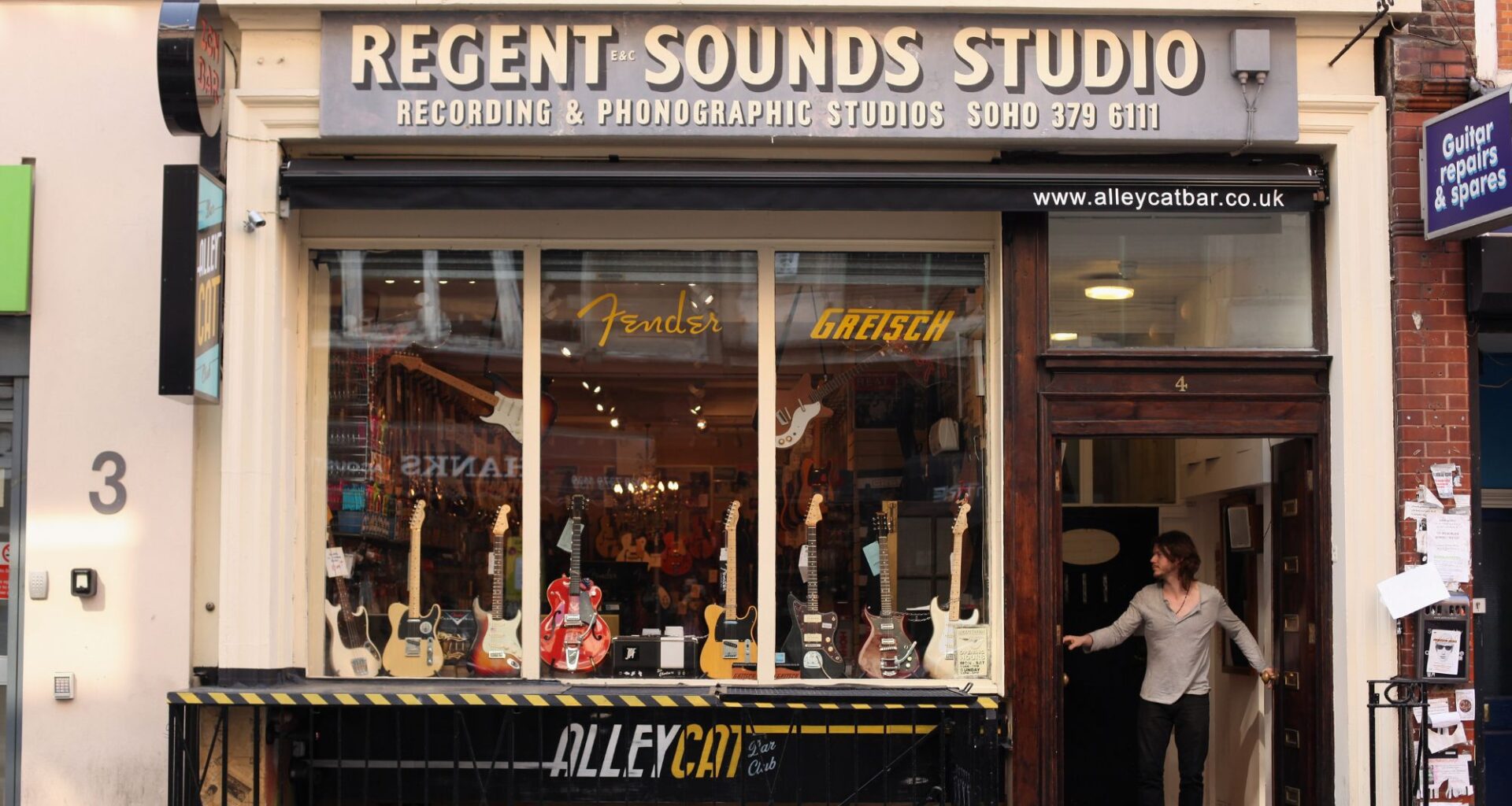 London's Tin Pan Alley The Regent Sounds recording studio used by David Bowie, Jimi Hendrix and The Rolling Stones to reopen