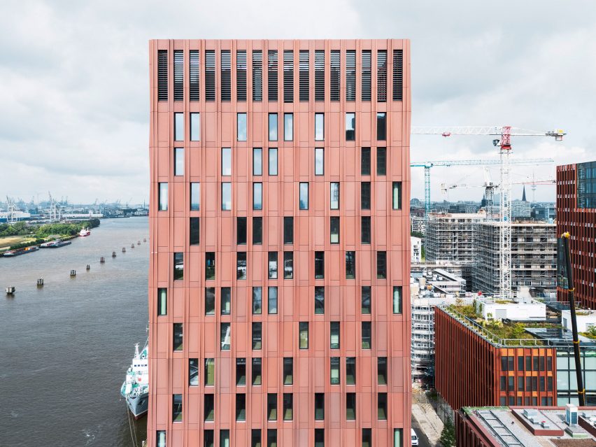  BGW and VBG Prevention Centre clad in a red facade system