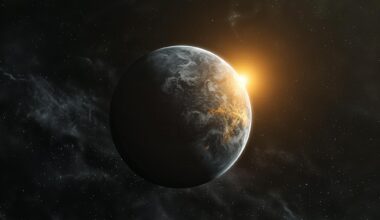 Rocky Habitable Planet Art Concept Illustration