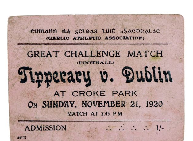 ‘Slightly worn’ ticket for Bloody Sunday match at Croke Park could fetch €4,000