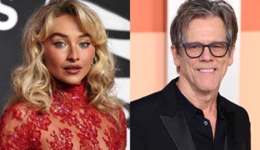 Sabrina Carpenter reacts to Kevin Bacon's pig-themed 'When Did You Get Hot?' parody cover