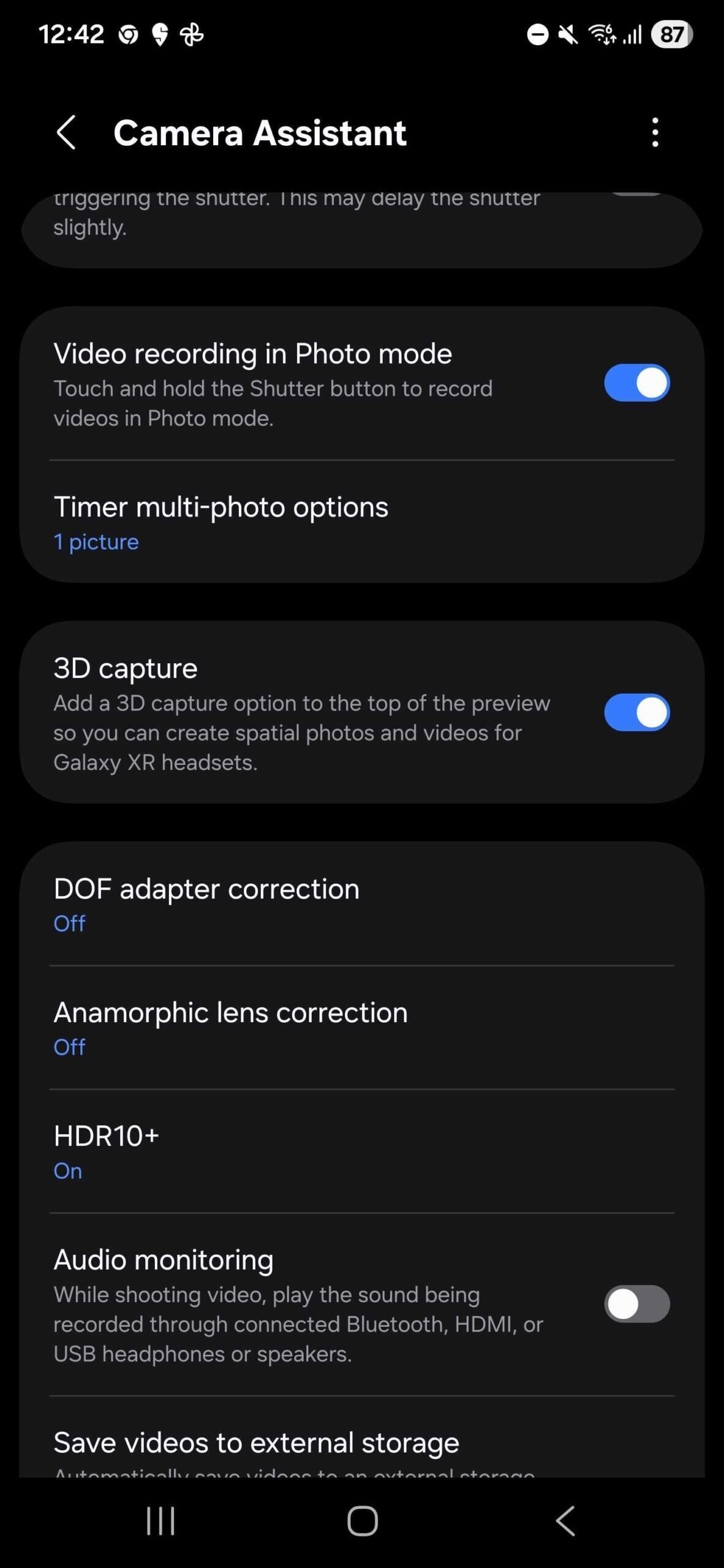 Samsung Camera Assistant App 3D Capture