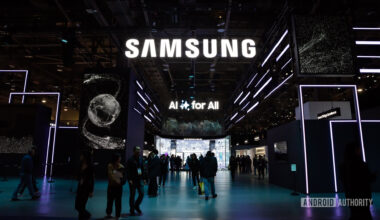 Samsung logo at CES 2025 Stock photo 3