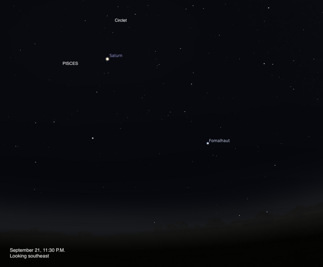 The Sky Today on Sunday, September 21: Saturn at opposition