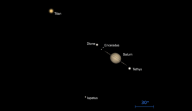 The Sky Today on Thursday, September 18: Iapetus at superior conjunction