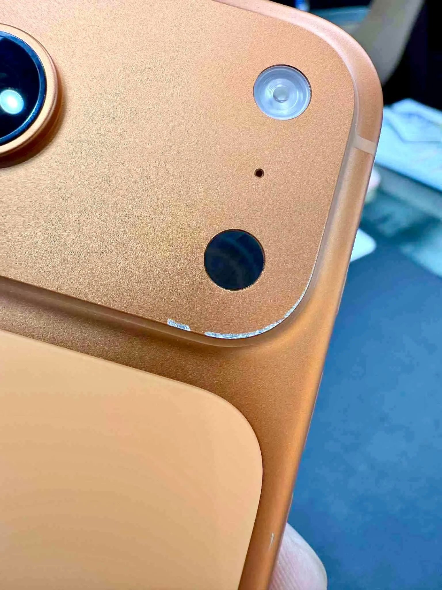 Scratched iPhone 17 Pro 1