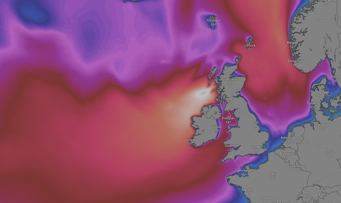 Uh Oh: Ex-Hurricane Humberto Landing on the Weeekend - Wavelength Surf Magazine