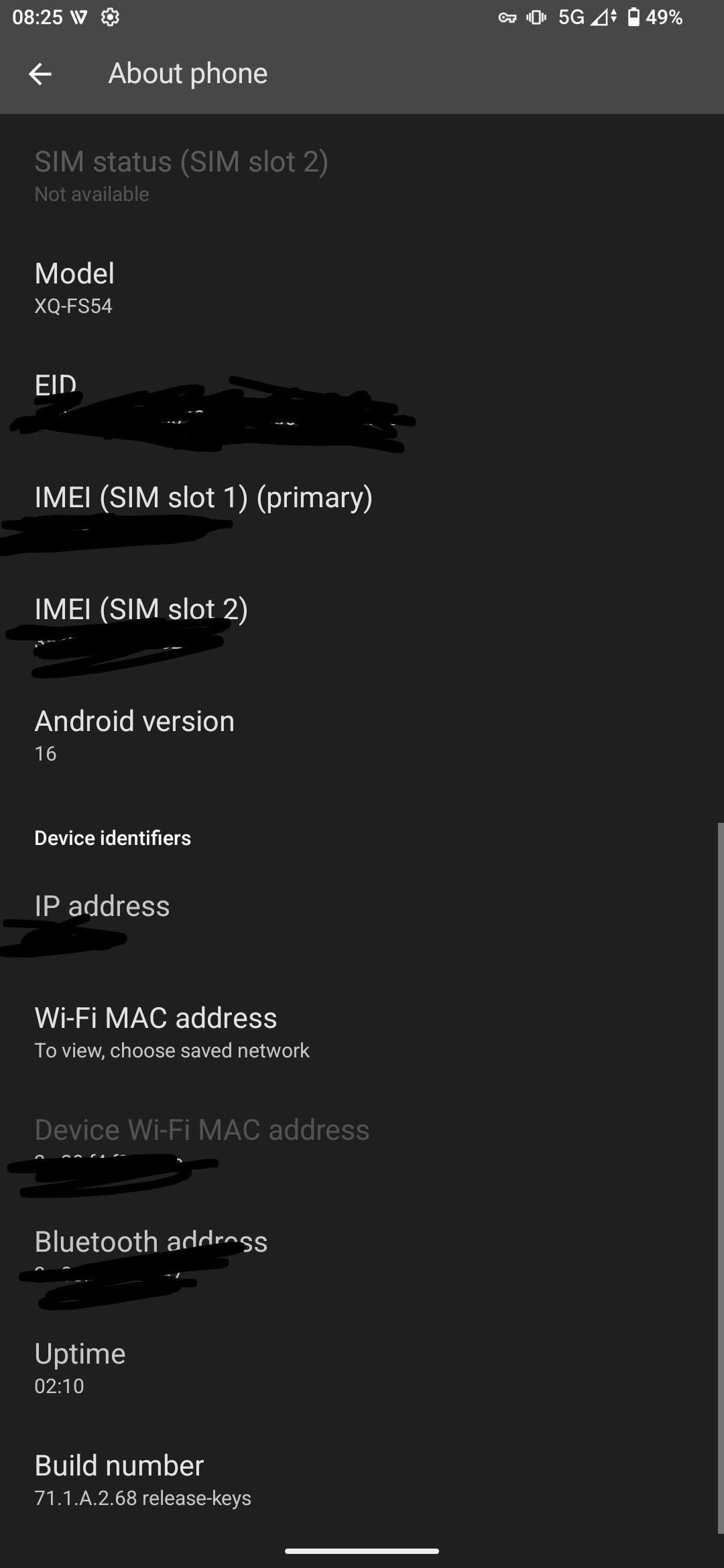 Sony Xperia 1 VII Android 16 2 Mirrormaster85