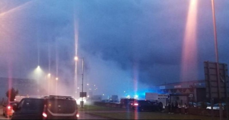 Huge Strabane blaze closes Lifford Bridge for a time