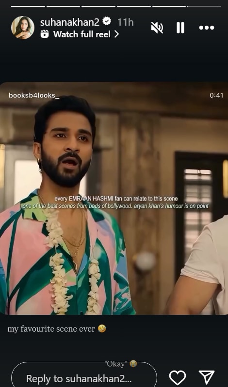 Suhana Khan's favourite scene from The Ba***ds of Bollywood.