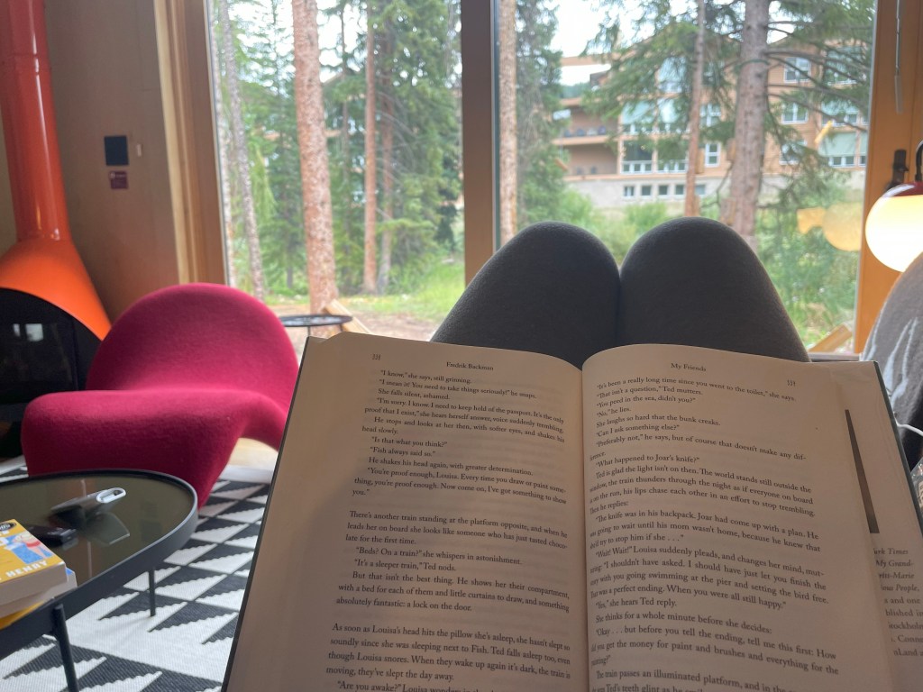 A reading retreat helped the author turn a page