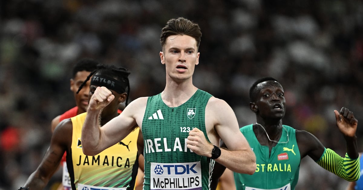 Cian McPhillips and Mark English capable of making 800m history at World Athletics Championships – The Irish Times
