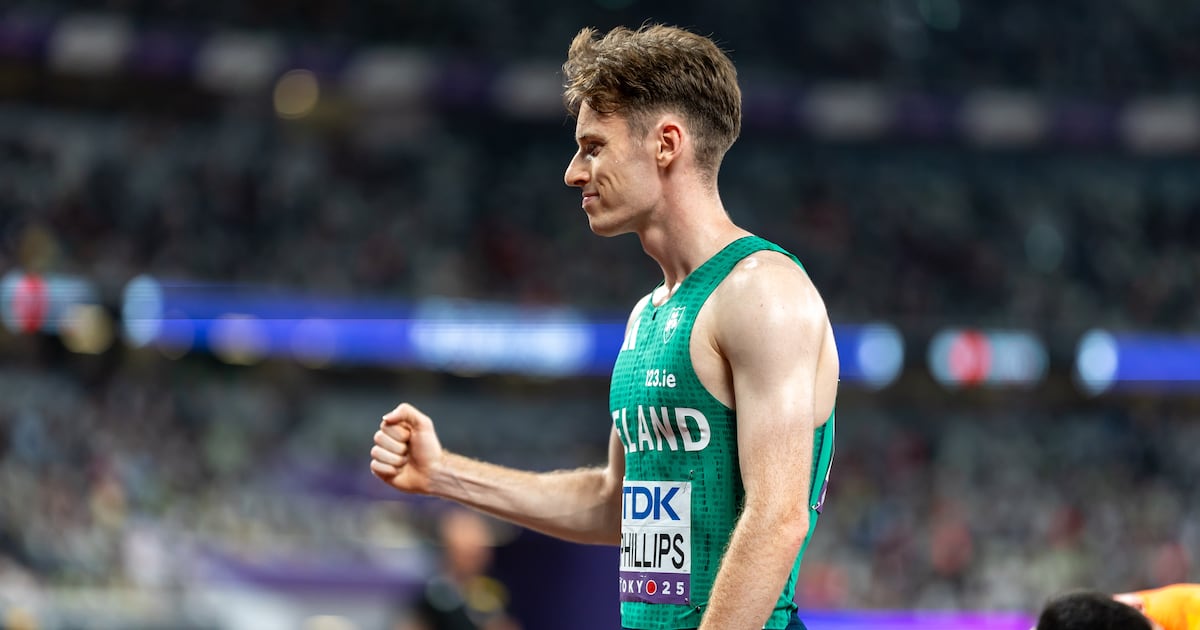 Cian McPhillips reflects on groundbreaking World Championships 800m runs – The Irish Times