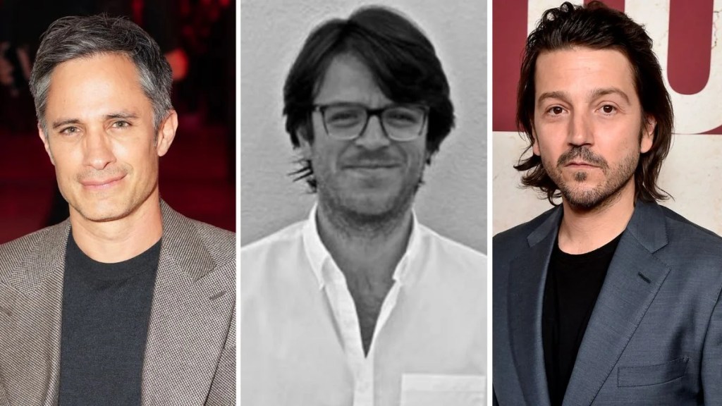 Gael García Bernal, Gareth Gunnet-Alcocer and Diego Luna (Getty Images)
