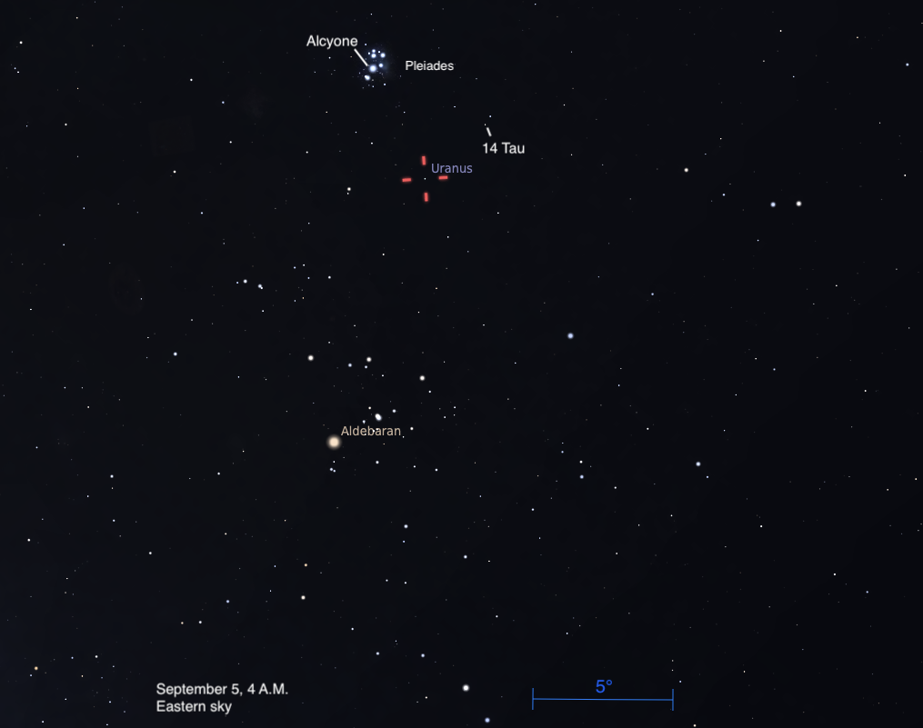 The Sky Today on Friday, September 5: Discover distant Uranus
