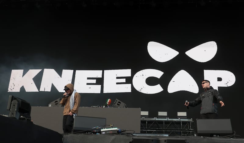 TG4 had a production credit on Kneecap's 2024  film. Photograph: Liam McBurney/PA Wire