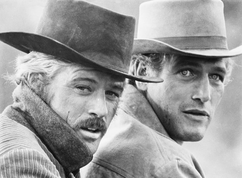 Robert Redford (left) as Sundance Kid and Paul Newman as Butch Cassidy in the 1969 western Butch Cassidy and the Sundance Kid. Photograph: John Springer Collection/Corbis via Getty Images