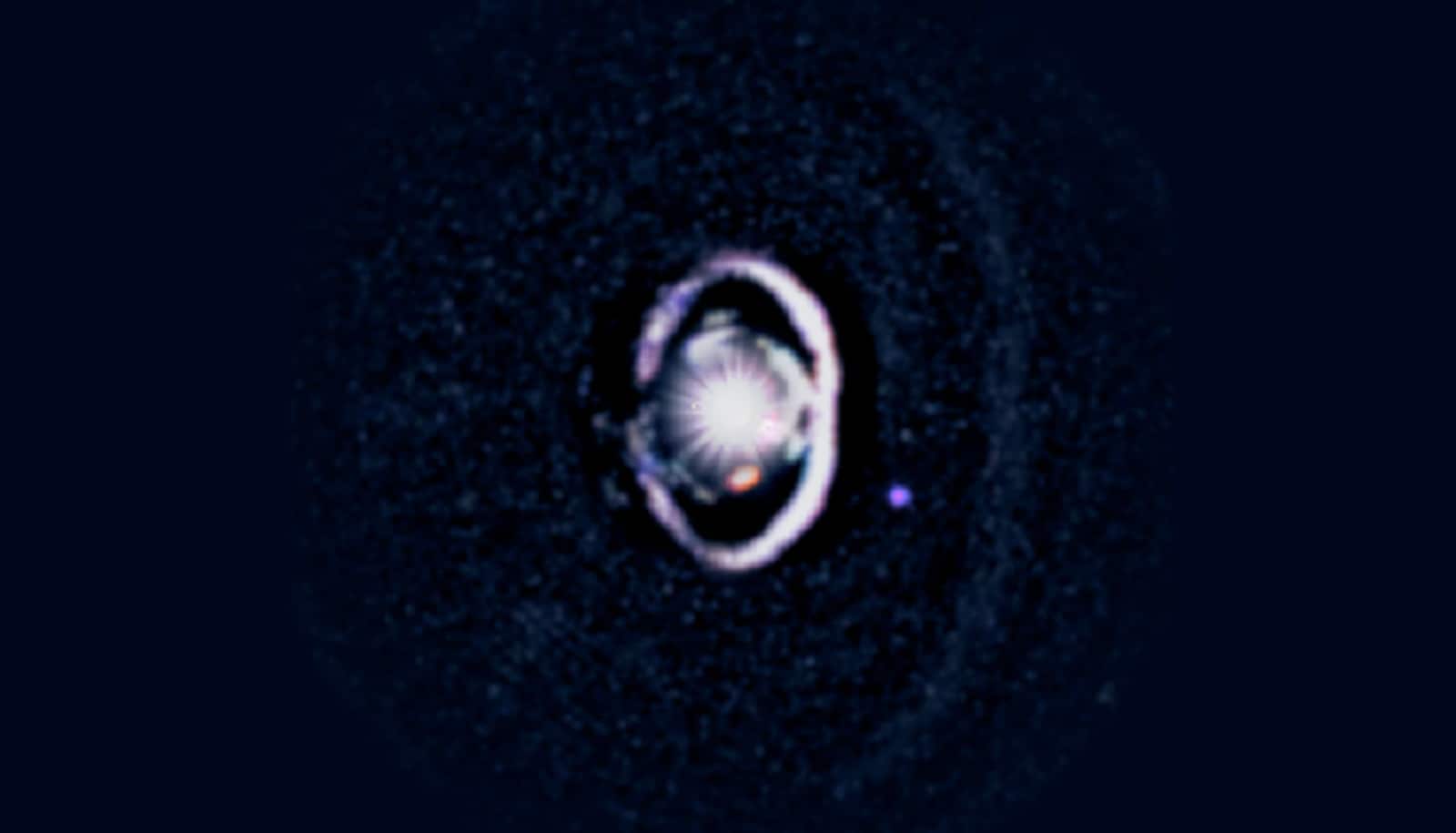 Team snaps pic of baby planet growing outside our solar system