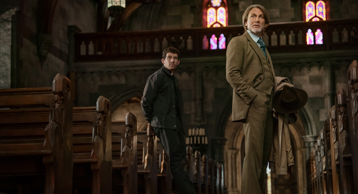 Josh O'Connor and Daniel Craig in Wake Up Dead Man: A Knives Out Mystery (2025)