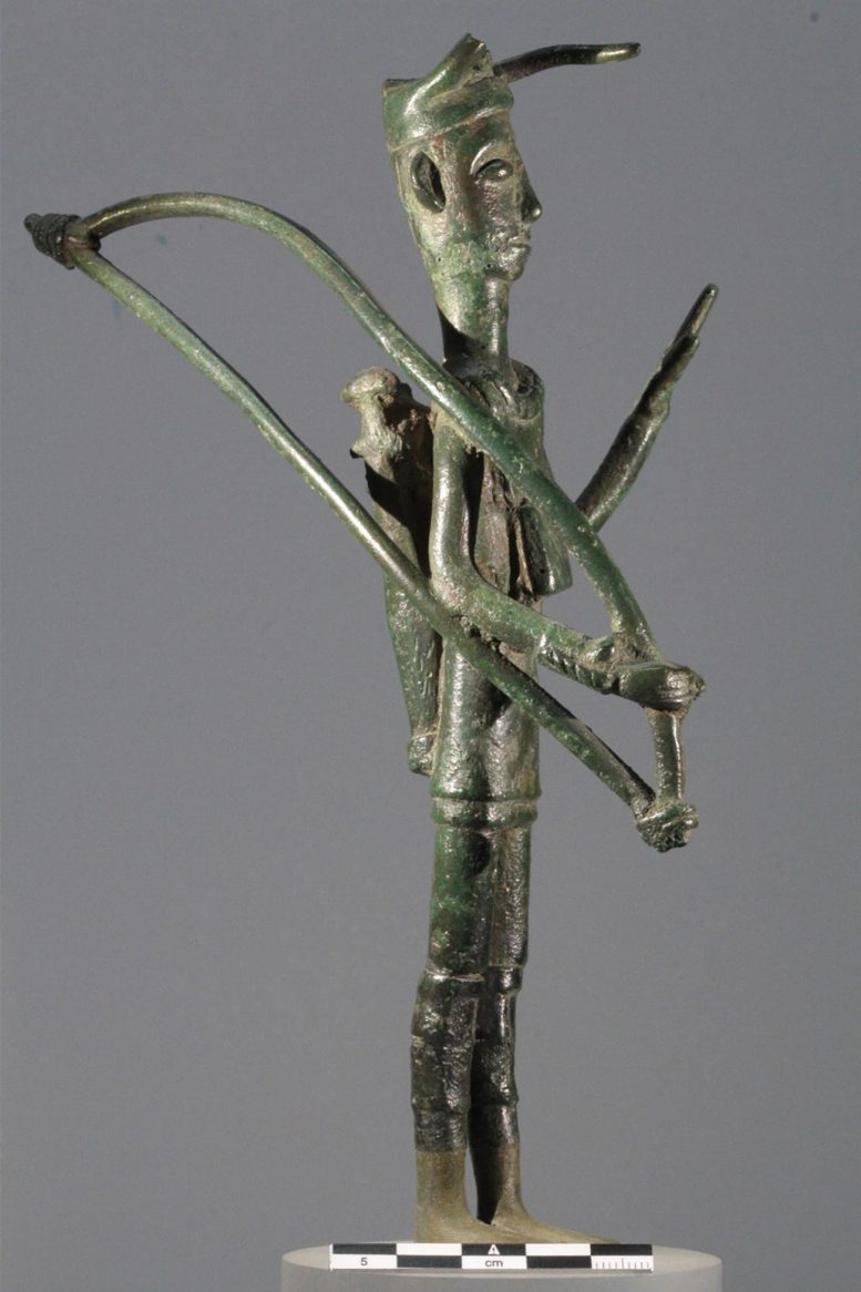 Warior Bronzetti From Abini, Central Sardinia