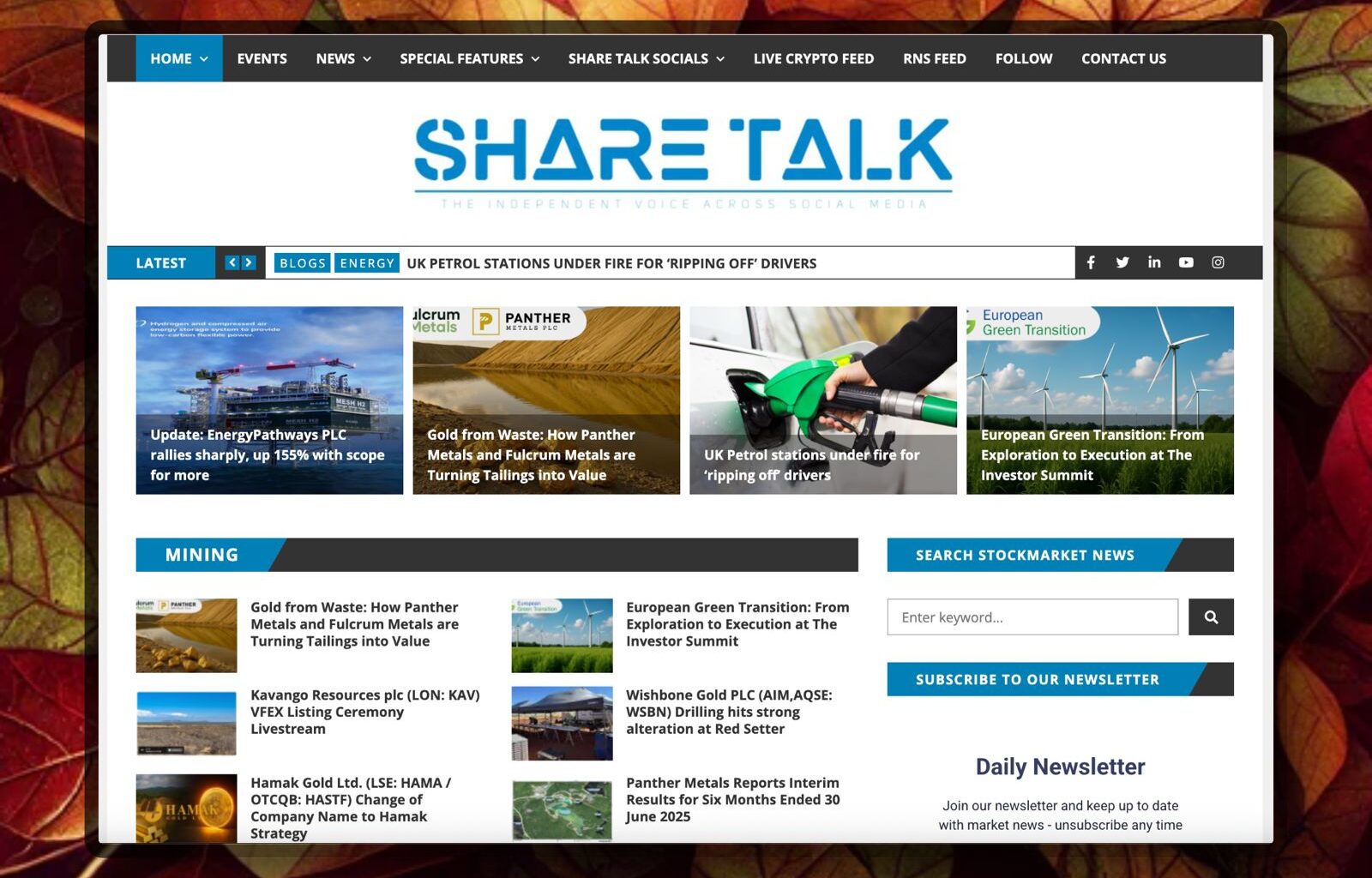 Share Talk Weekly Stock Market News Review, Sunday 28th September 2025