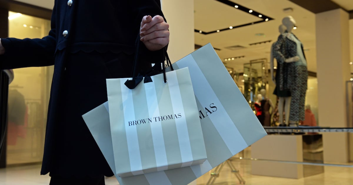 Brown Thomas hits targets with paper bag charge – The Irish Times