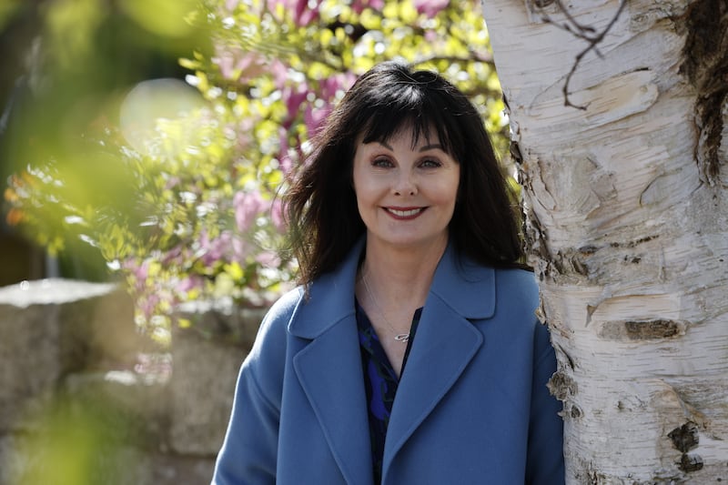 Marian Keyes on the set of The Walsh Sisters. Photograph: Nick Bradshaw/The Irish Times