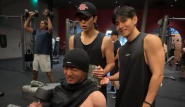 BTS' V, Jung Kook, RM Put Bulging Muscles On Display In Gym Session