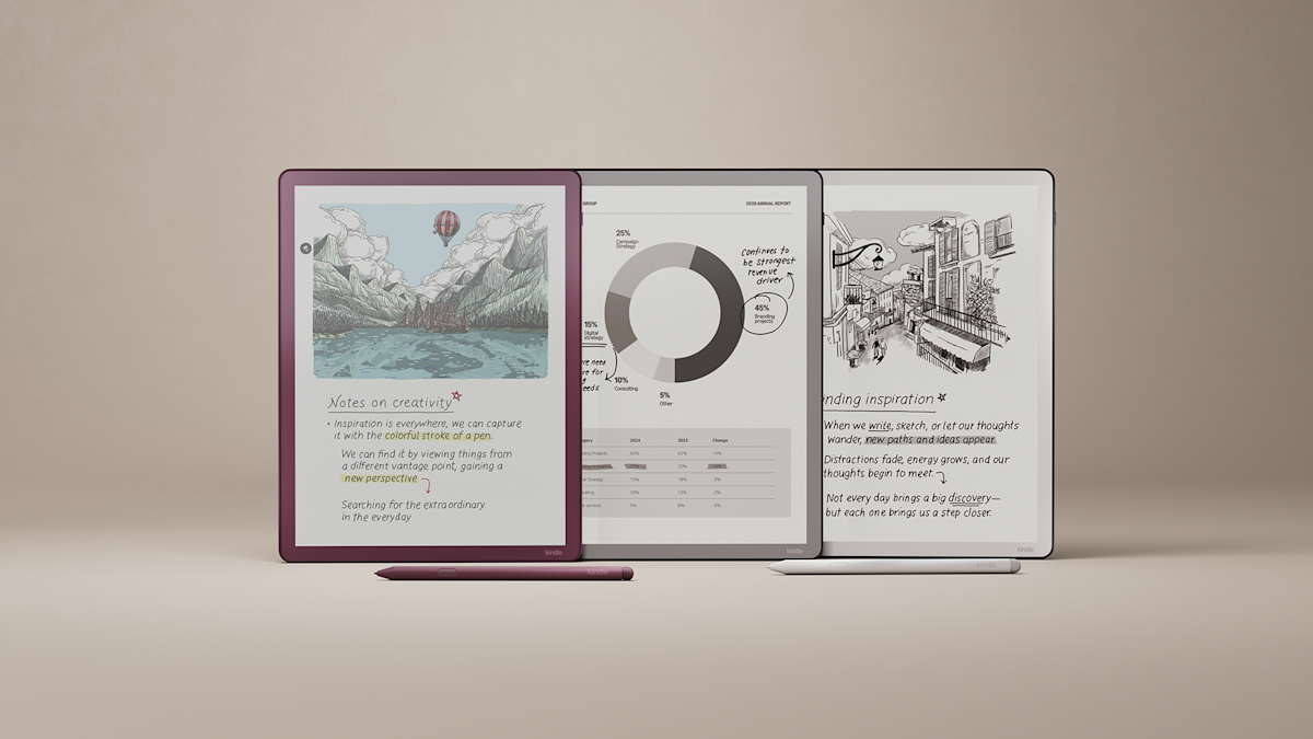 Amazon unveils new Kindle Scribe and Kindle Scribe Colorsoft