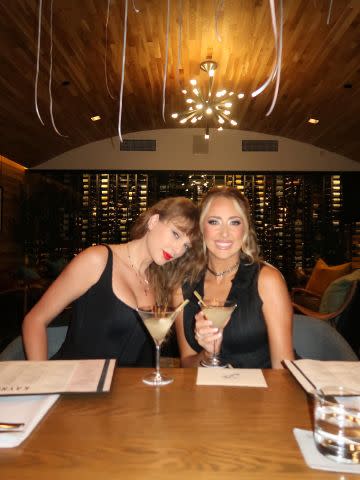 Instagram/Brittany Mahomes Taylor Swift and Brittany Mahomes at the WAG's 30th birthday celebration