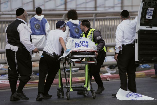 Michael D Higgins condemns killing of six people at Jerusalem bus stop by Palestinian gunmen as ‘unconscionable’