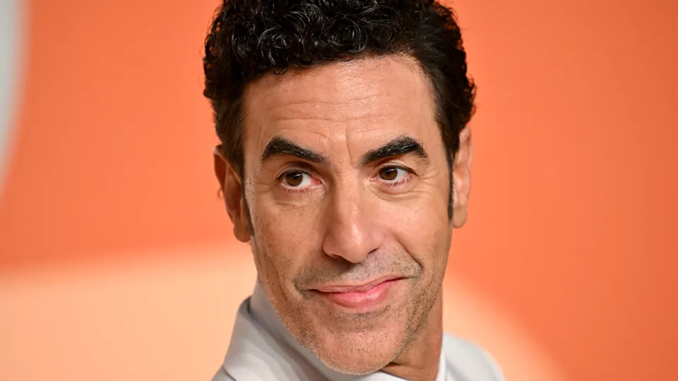  Sacha Baron Cohen attends the 2025 Vanity Fair Oscar Party Hosted By Radhika Jones at Wallis Annenberg Center for the Performing Arts