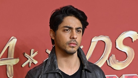 Aryan Khan poses during the premiere of The Ba***ds of Bollywood. (Photo by Sujit JAISWAL / AFP)(AFP)