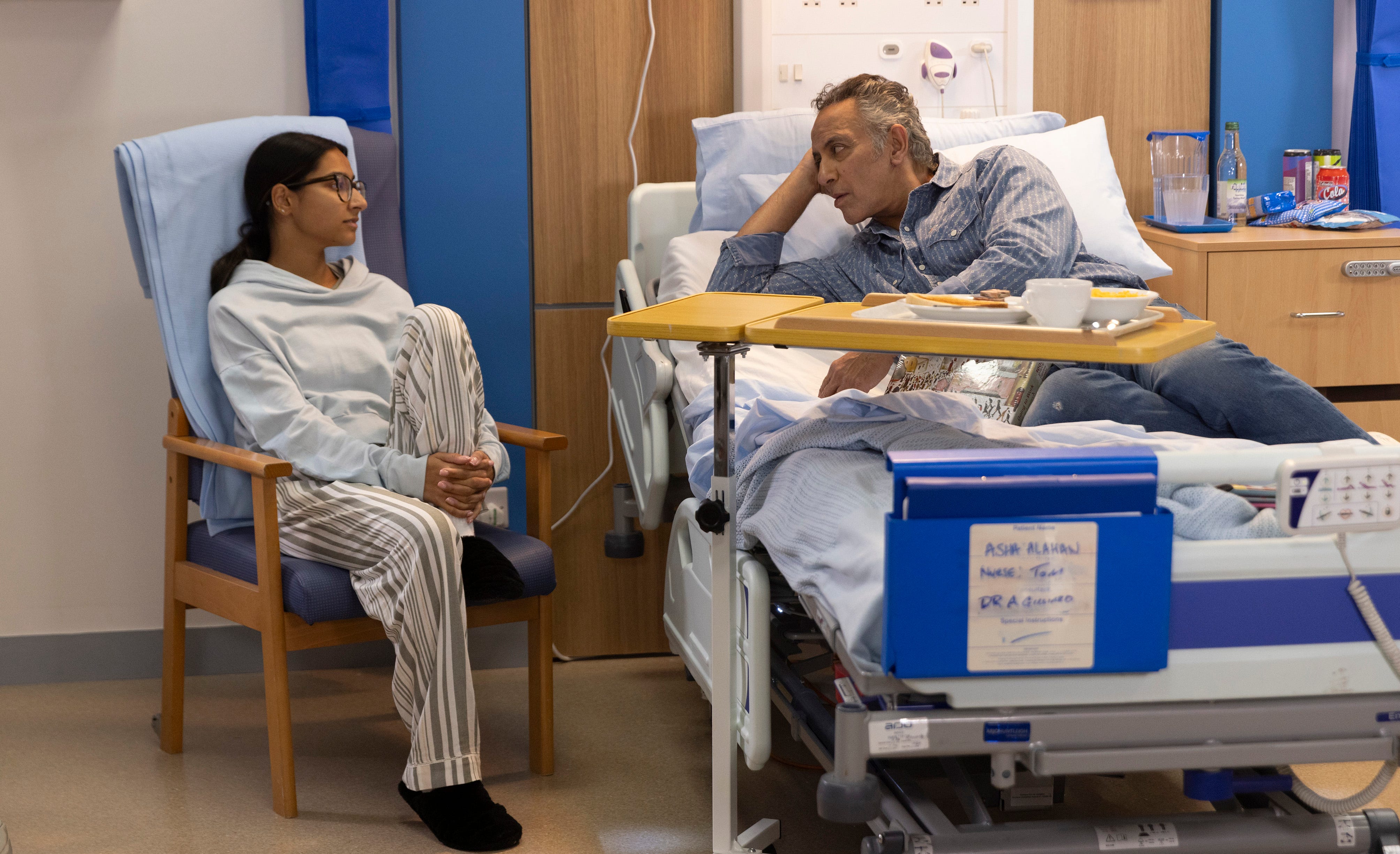 EMBARGOED UNTIL 30/09/2025 00:01 Dev Alahan, Asha Alahan,Coronation Street dev alahan, asha alahan,coronation street