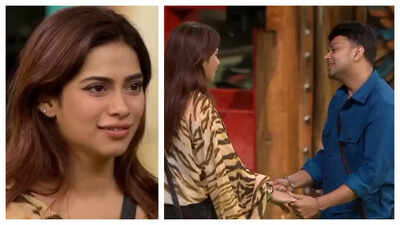 Bigg Boss 19: Awez Darbar goes down on his knees to propose to GF Nagma Mirajkar; latter gets emotional
