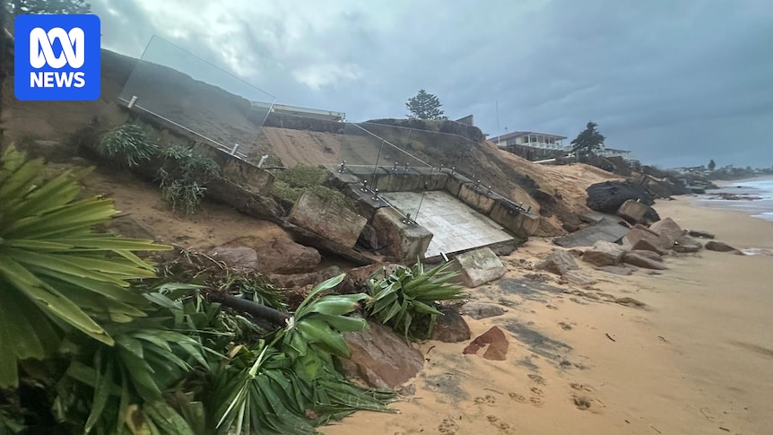 One Central Coast beach is addressing coastal erosion while another is stuck waiting for a solution