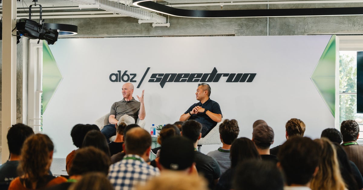 A16Z Speedrun to invest up to $1m in startups