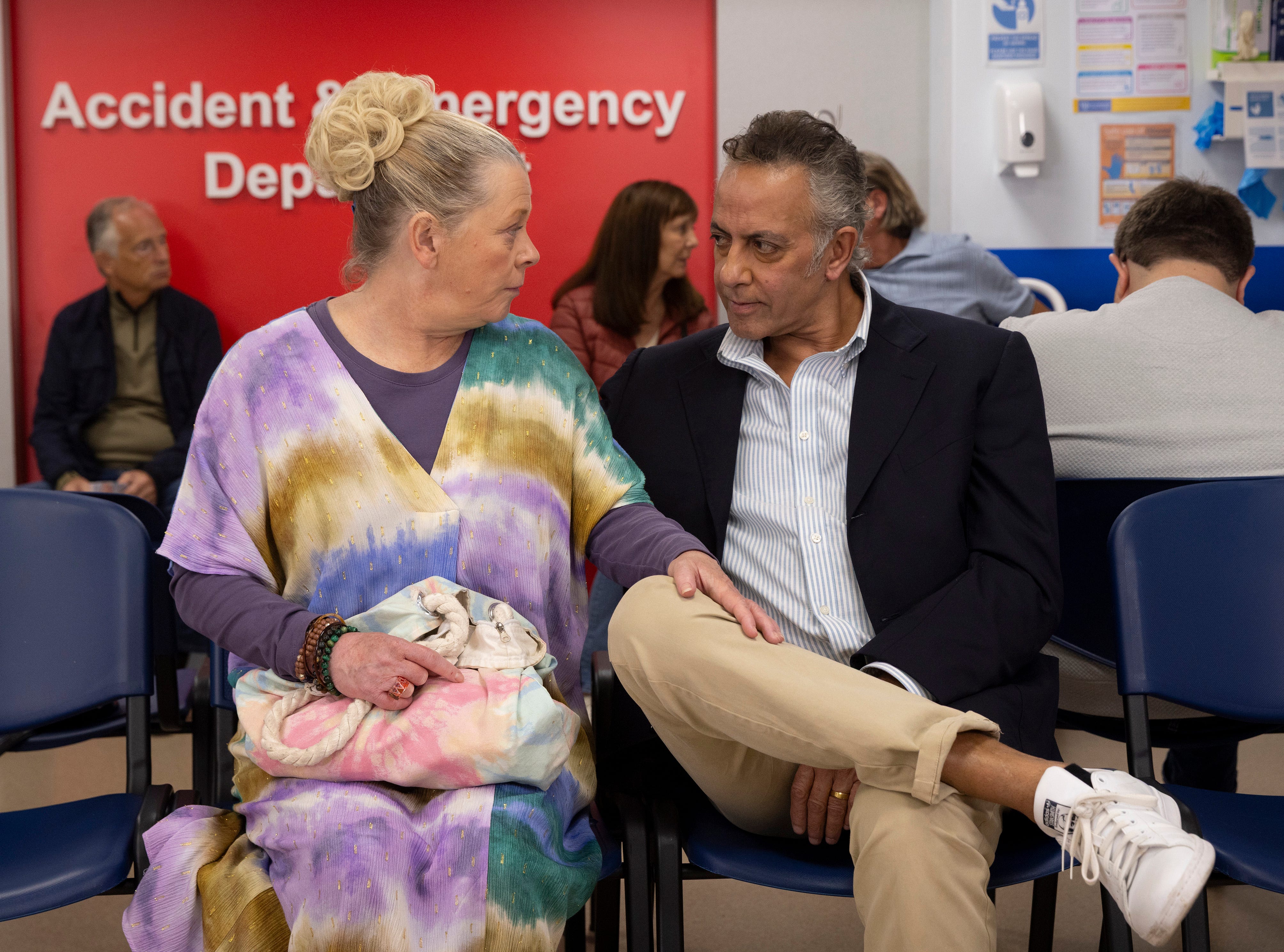 EMBARGOED UNTIL 30/09/2025 00:01 Bernie Winter, Dev Alahan,Coronation Street bernie winter, dev alahan,coronation street