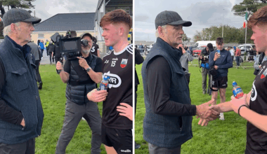Bill Murray Chats Sea Swims With Forward After Clare Club Hurling Game