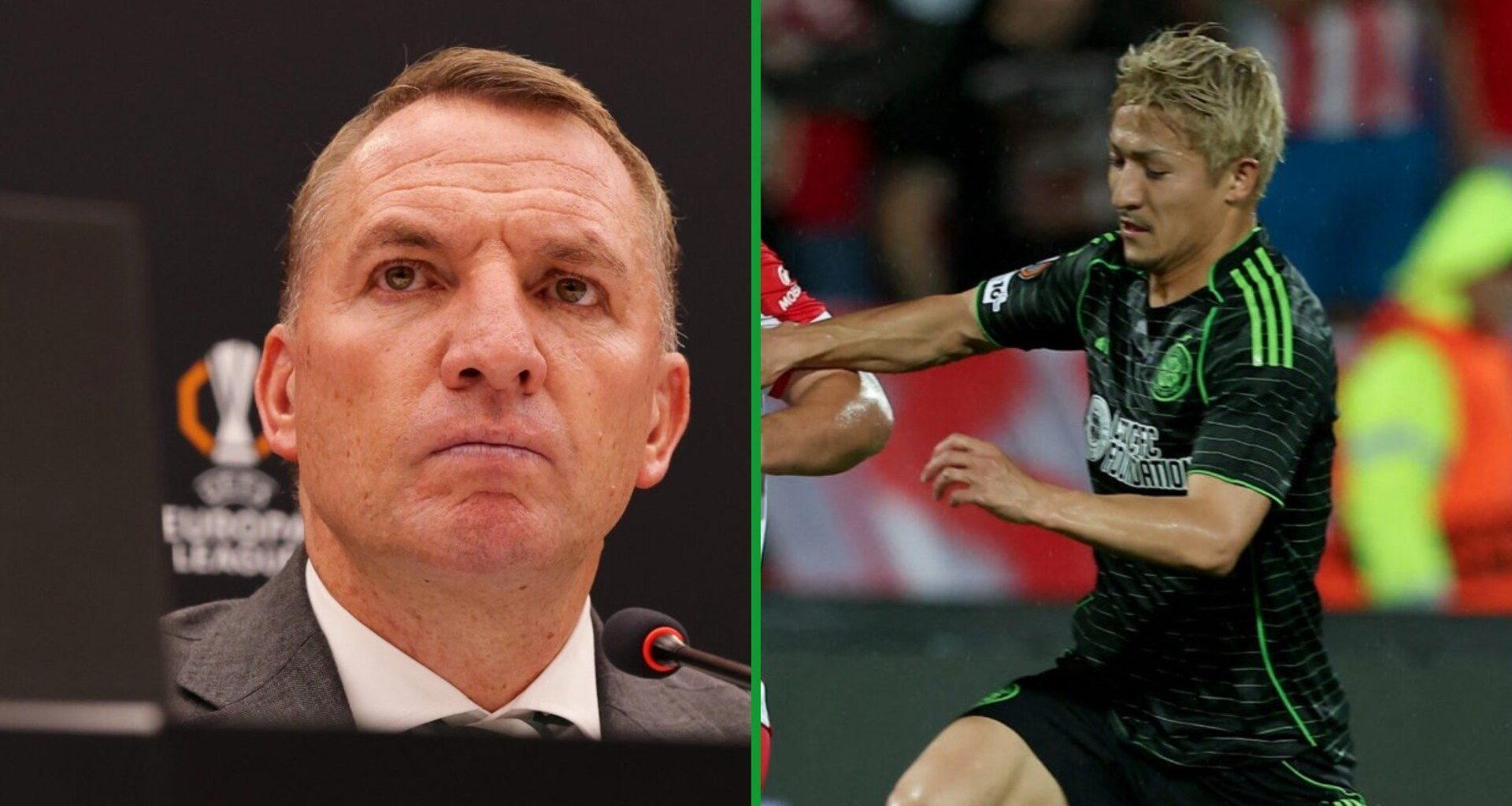 Brendan Rodgers sets Daizen Maeda record straight after Celtic forward's half-time hook