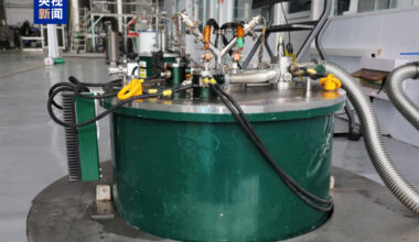 All-superconducting magnet which achieves a world-record steady magnetic field strength of 35.1 tesla Photo: Screenshot from the website of China Central Television